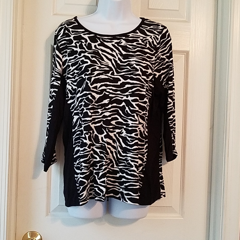 Large AGB zebra print shirt